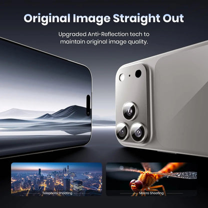 for Phone 17 Pro Max 17Air Camera Lens Protector Strong Adsorption Metal 9H+ Tempered Glass Camera Screen Full Protective Cover RELUX.STORE