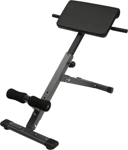 Roman Chair Hyper extension Bench, Adjustable Length Back Extension Bench Machine for Home Gym Fitness, Multi-Functional Bench