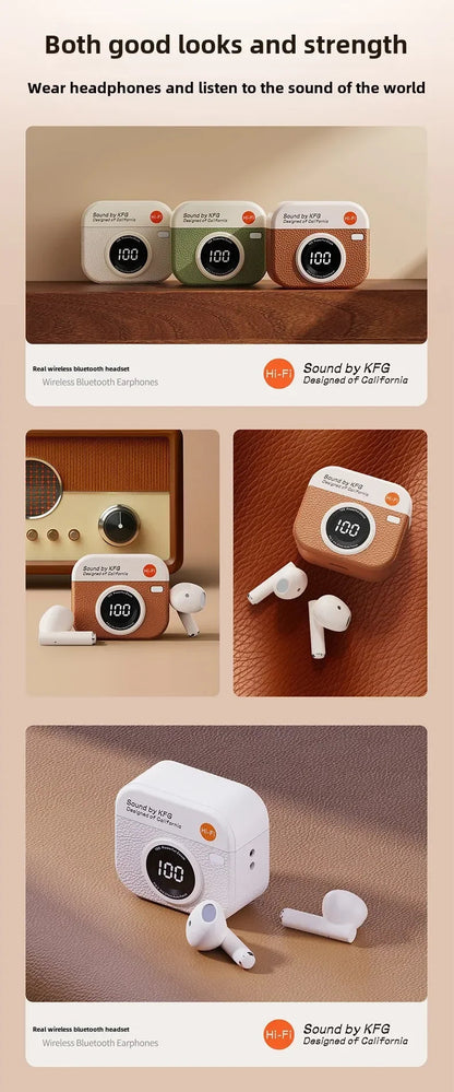 Q86 Tws Wireless Earphones Noise Reduction Sports Music with Microphone Hi-Fi Bass Hd Voice Bluetooth Earbuds with Led Display RELUX.STORE