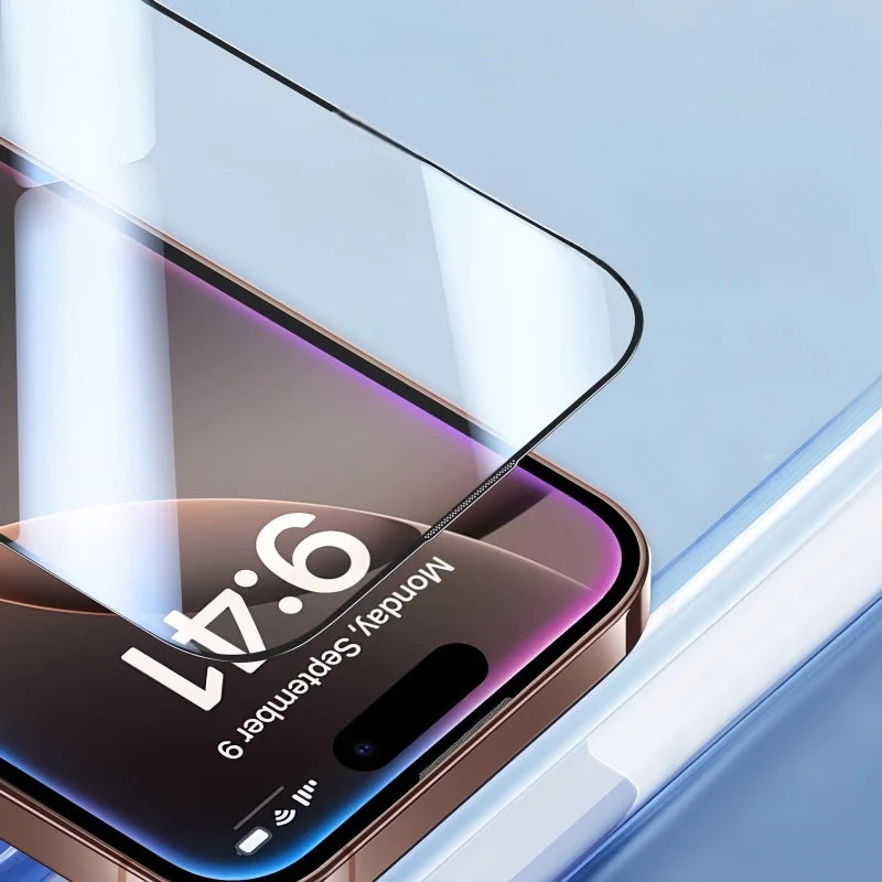 1/2/3 Pack Dust Free Screen Protector For iPhone 17 16 Pro Max 17 Air 16 Plus Oleophobic HD Clear Tempered Glass Easy to install RELUX.STORE
