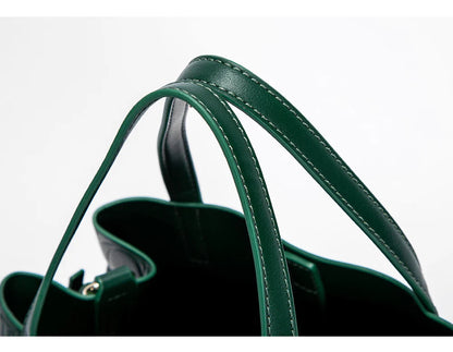 Classic Simple Solid Color Women's New 2024 Large Capacity Handbag Letter Element Women's Handbag RELUX.STORE
