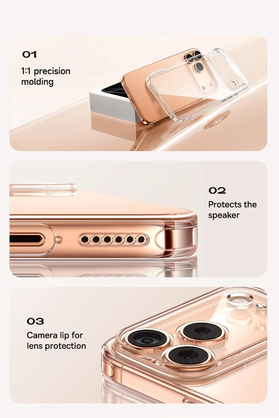 Baseus Clear Case For iPhone 17 Pro Max Soft TPU Case For iPhone 17 Air Anti-drop Ultra Thin Cover For iPhone 16 15 Pro Max Case RELUX.STORE