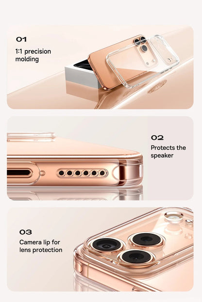 Baseus Clear Case For iPhone 17 Pro Max Soft TPU Case For iPhone 17 Air Anti-drop Ultra Thin Cover For iPhone 16 15 Pro Max Case RELUX.STORE