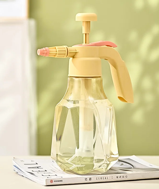 1pc Premium Plastic Pressure Spray Bottle - Powerful Air Pressure Technology, Adjustable Nozzle, High-Pressure Mist Sprayer for RELUX.STORE