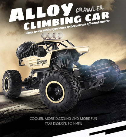 RC Cars Remote Control Car 1:12/16 Off Road Truck Metal Shell LED Headlights Offroad Monster RC Trucks 4WD All Terrain Toys Kids