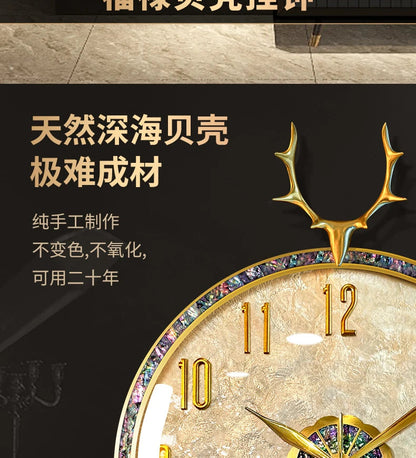 Large Luxury Wall Clocks Modern Cute Restaurant Nordic Fashion Wall Watch Creative Round Relogio De Parede Home Decoration RELUX.STORE