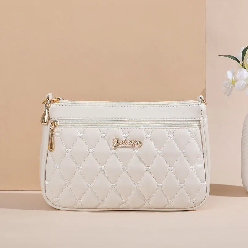Embroidery Messenger Bags Women Leather Handbags Bags for Women Sac a Main Ladies hair ball Hand Bag RELUX.STORE