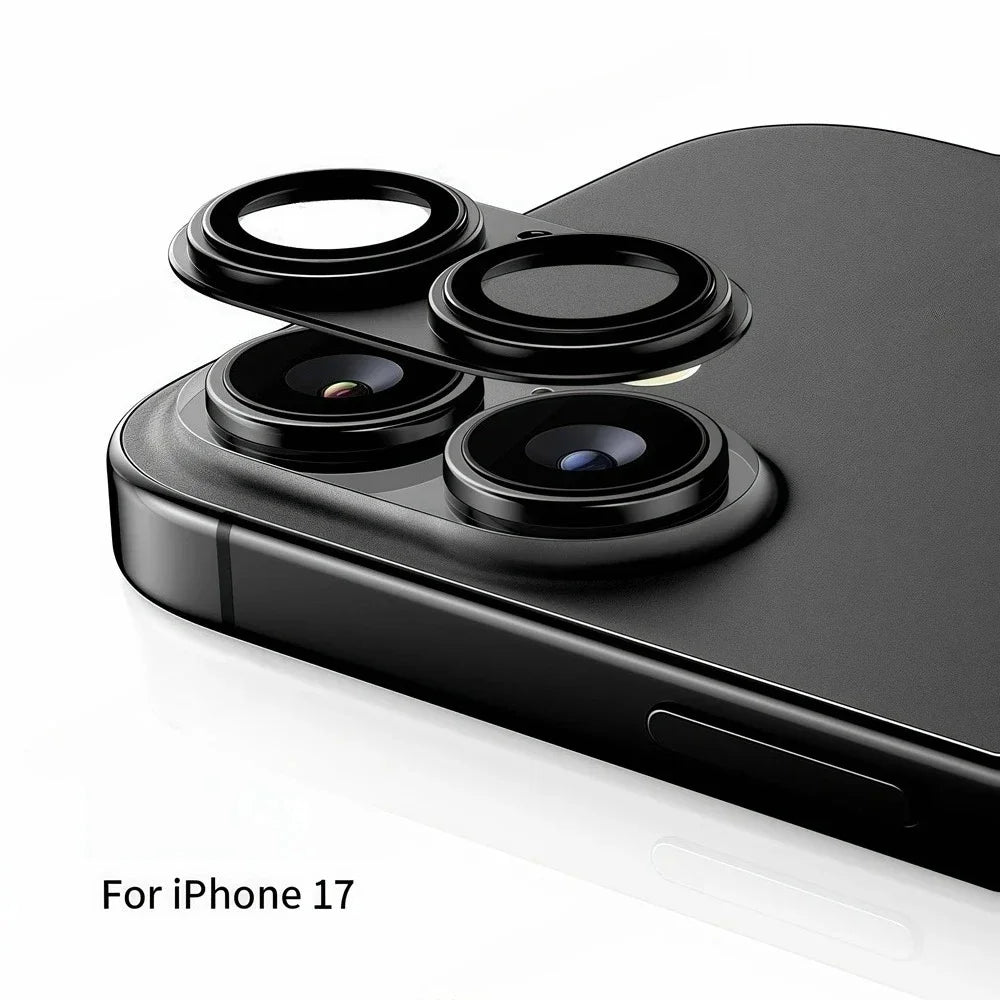 1Set HD Metal Ring Tempered Glass Lens Protector Film For IPhone 17 Air Pro Max Anti-scratch Back Camera Cover Phone Accessorios RELUX.STORE