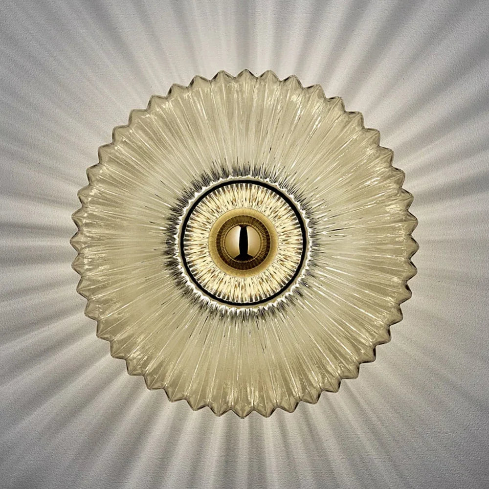 Glass Wall Lamp Glass Wall Sconce For Corridor Background Bedroom Living Room Bedside Ambiance Wall Light Indoor Home Decor RELUX.STORE