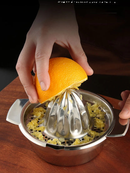 Stainless steel juicer, household manual juicer, lemon orange lemon squeezer, press type juicer, fruit juice homemade tool