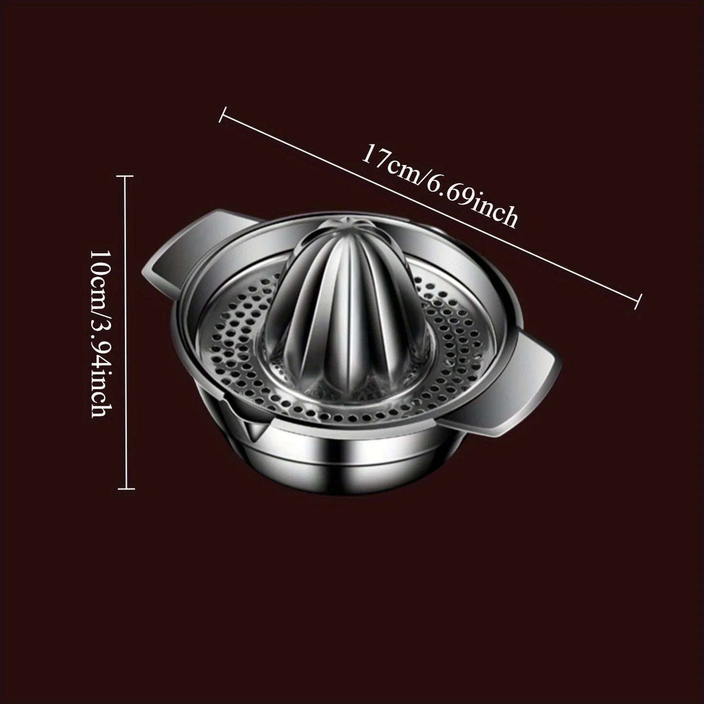 Stainless steel juicer, household manual juicer, lemon orange lemon squeezer, press type juicer, fruit juice homemade tool