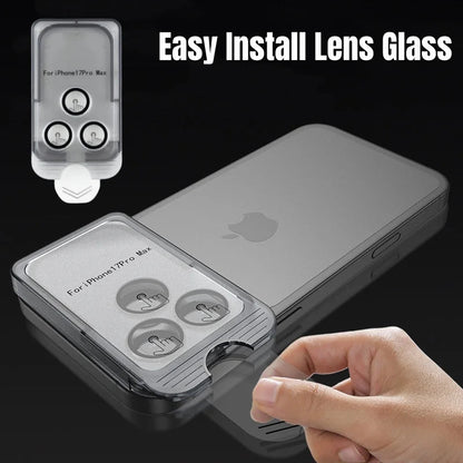 Removable Easy Install Lens Cover For iPhone 17 Pro Max 17 Air Dust Free Camera Protector Back Lens Glass Cap RELUX.STORE