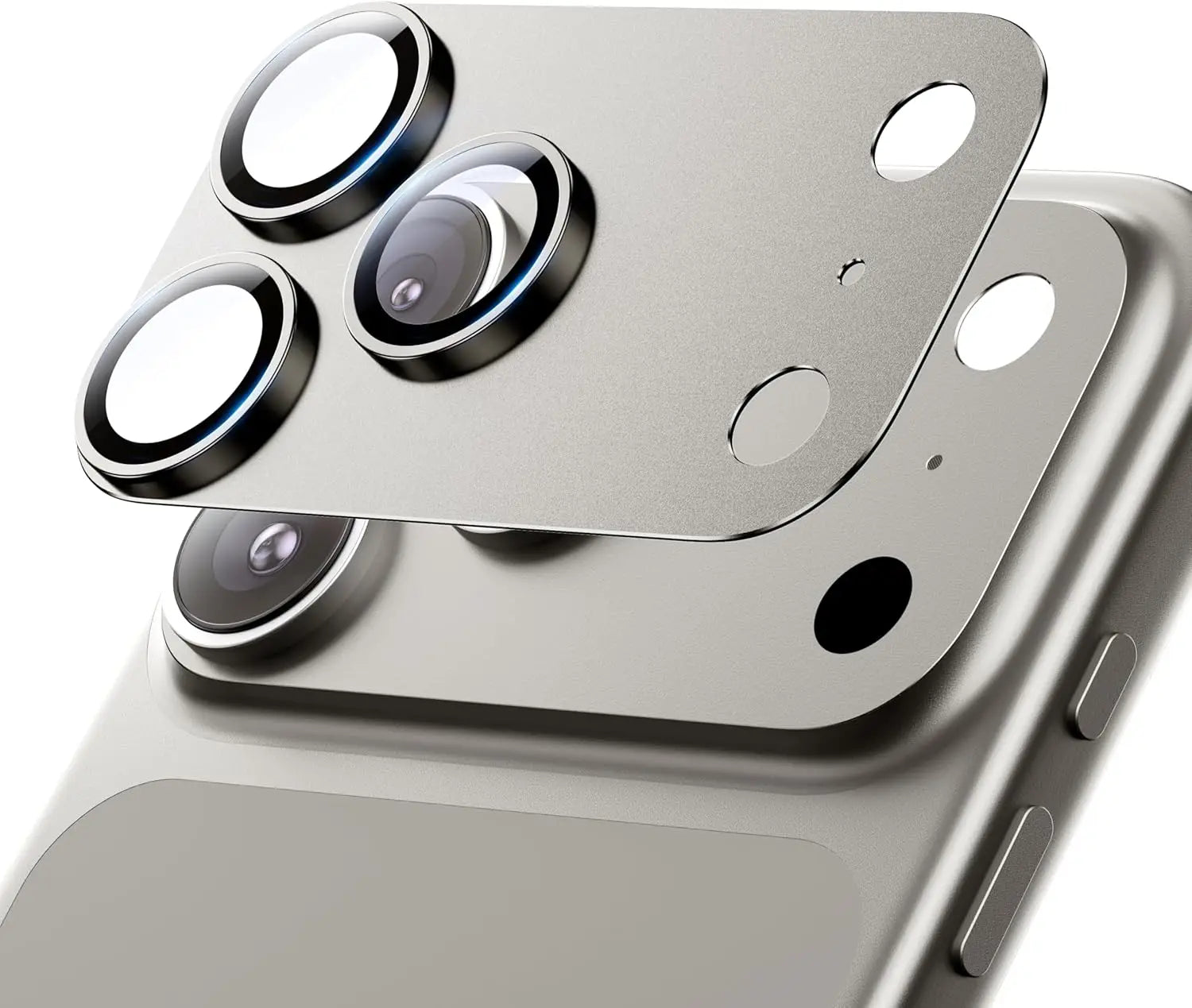 for Phone 17 Pro Max 17Air Camera Lens Protector Strong Adsorption Metal 9H+ Tempered Glass Camera Screen Full Protective Cover RELUX.STORE