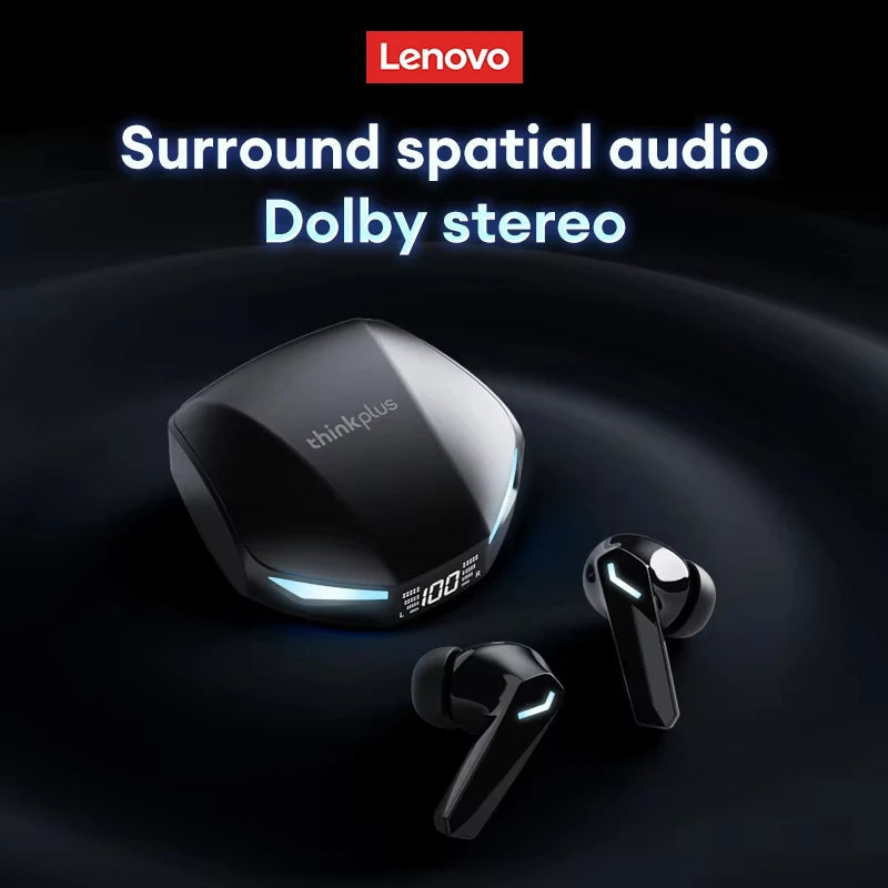 Lenovo XT53 Wireless Upgrade Bluetooth 5.4 Earphones Ultra Long Endurance Low Latency Gaming Headset LED Digital Display Earbuds RELUX.STORE
