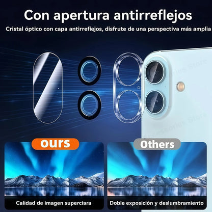 4PCS Camera Protectors For iPhone 17 Pro Max 17 Air Full Cover HD Clear Anti-scratch Lens Tempered Glass For iPhone 17 17Pro Max RELUX.STORE