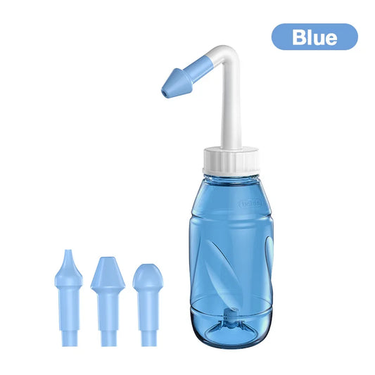 330ML Nasal Wash Sinusitis Nose Cleaner for Adults Child Allergic Rhinitis Treatment Nasal Irrigator Neti Pot Nose Cleaning Tool