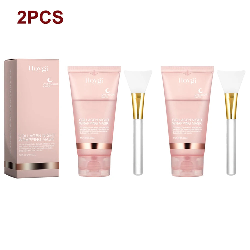 75/150ML Collagen Peel Off Face Mask Deeply Hydrating Moisturizing Night Wrapping Mask Cream Firming Skin Peel-off Facial Mask RELUX.STORE