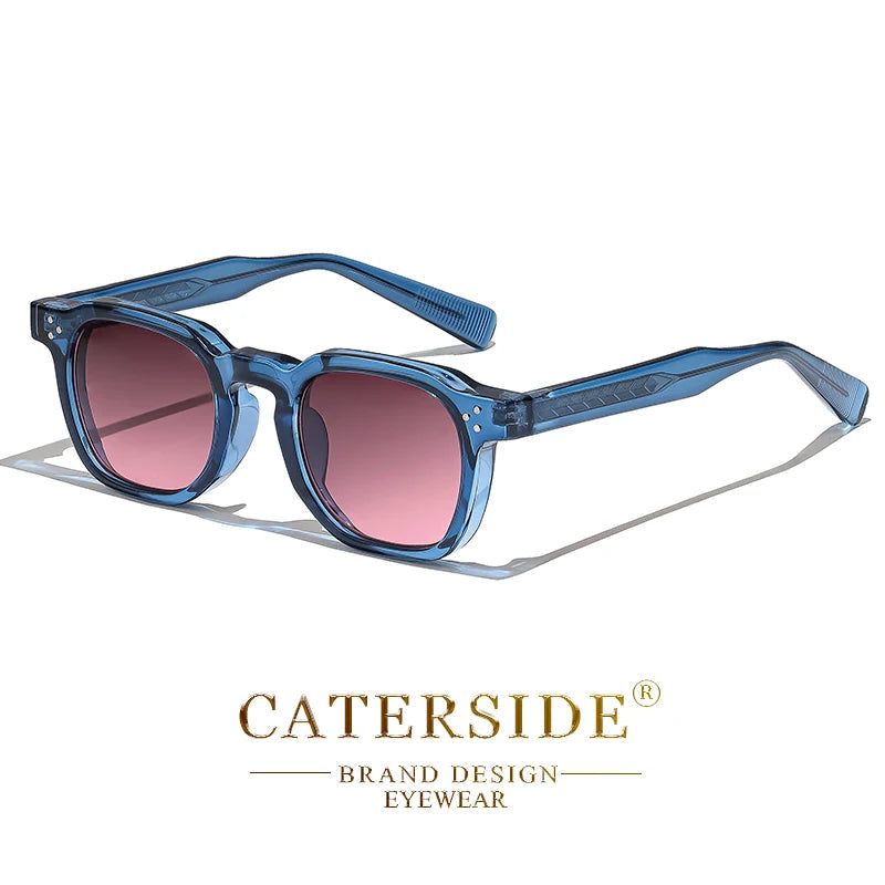 CATERSIDE Fashion Men Sunglasses Small Frame Square Personalized Design Sun Glasses Women Travel Party Business Festival Gift RELUX.STORE