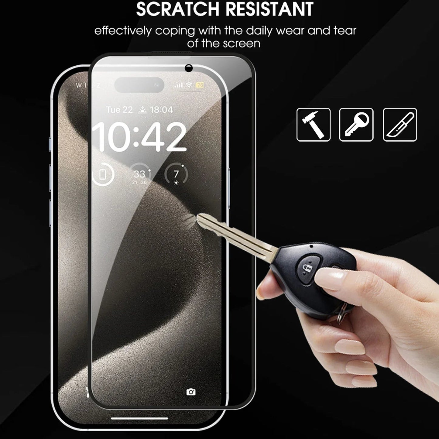 For IPhone 17 Pro Max Privacy Screen Protector Anti-scratch Tempered Glass Easy Install Anti-peep Protective Film for IPhone17 RELUX.STORE