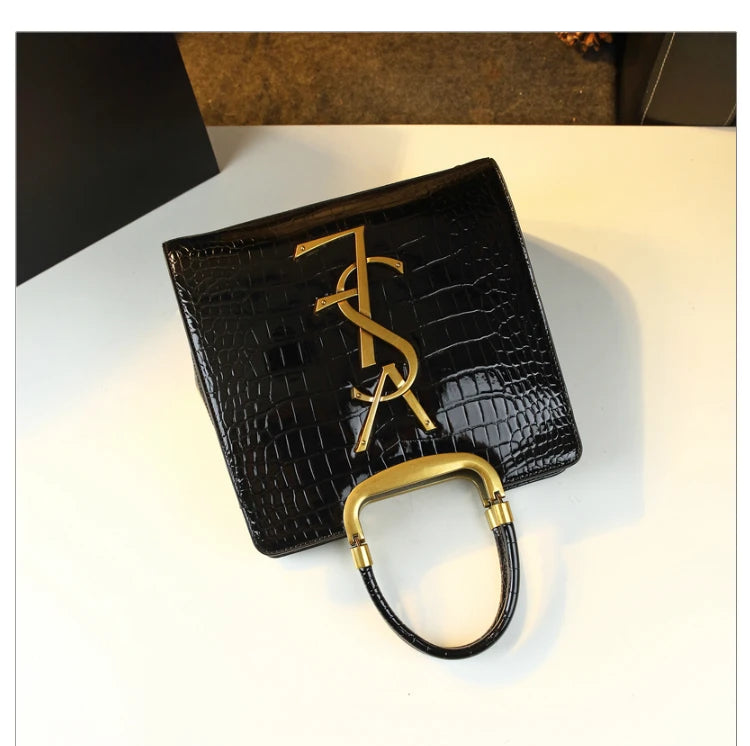High-grade light luxury handbag 2024 new autumn and winter fashion Tote bag women's crocodile print single shoulder crossbodybag RELUX.STORE