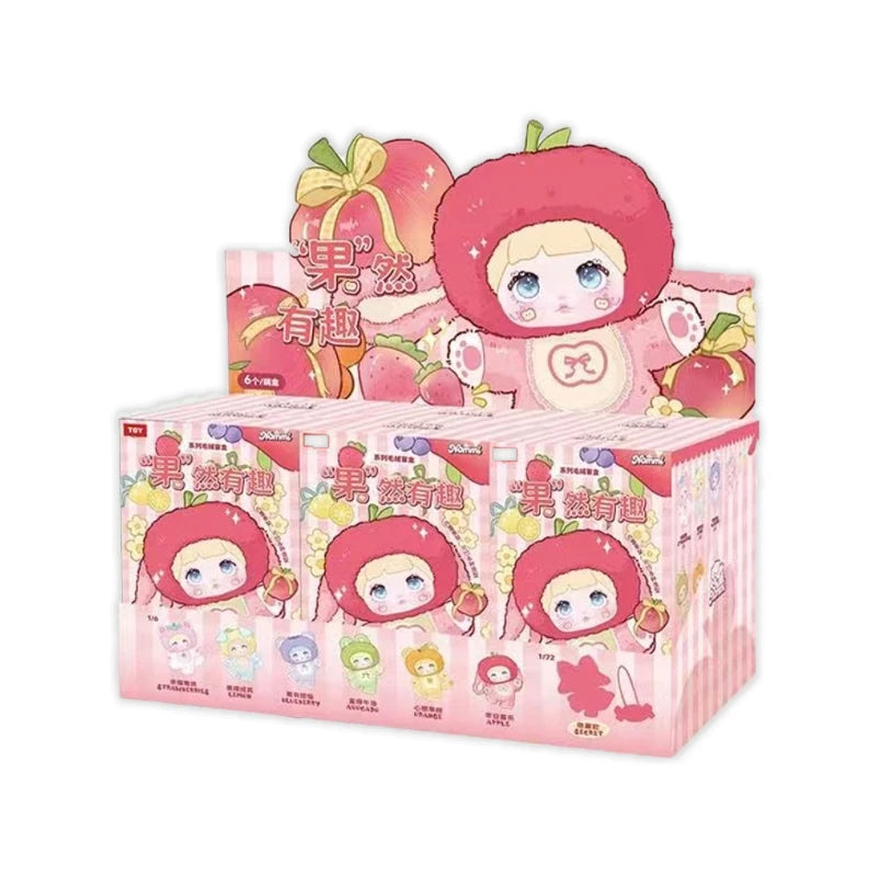 Nommi V3 Interesting Fruits Series Dream Eyes Blind Box Plush Doll Bag Pendant Vinyl Mystery Box Action Figure Children Toy Gift