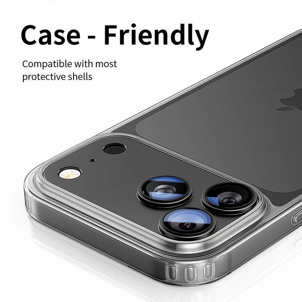 1Set HD Metal Ring Tempered Glass Lens Protector Film For IPhone 17 Air Pro Max Anti-scratch Back Camera Cover Phone Accessorios RELUX.STORE