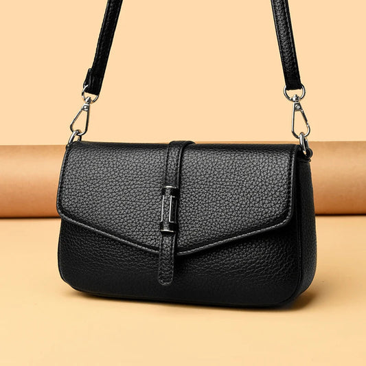 Fashion Luxury Leather Mini Backpack for Women, Small Retro Phone Crossbody Bag, Elegant Shoulder Purse, Trendy Designer Handbag RELUX.STORE