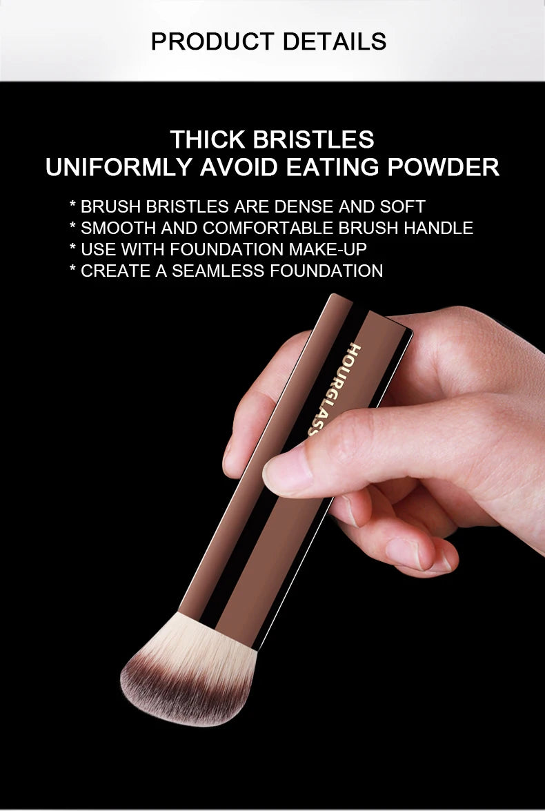 Hourglass Makeup Brush- No.20 Vanish Seamless Finish Foundation Brush Soft Fiber Hair Fashion Design Single Face Brush RELUX.STORE