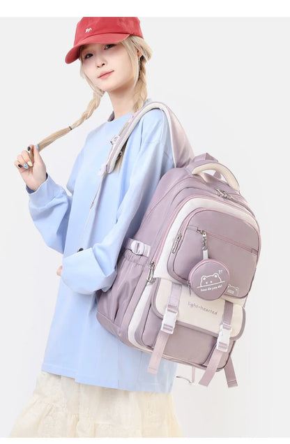 Fashion Girls School Backpack School Bags Teenage laptop Backpack Casual Travel backpack Book Bag Children schoolbag Waterproof