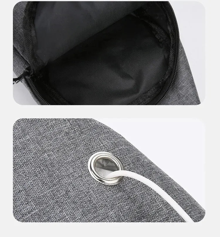 Fashionable and Trendy Lightweight Single Minimalist Shoulder Crossbody Bag for Men with Large Capacity for Leisure and Sports RELUX.STORE