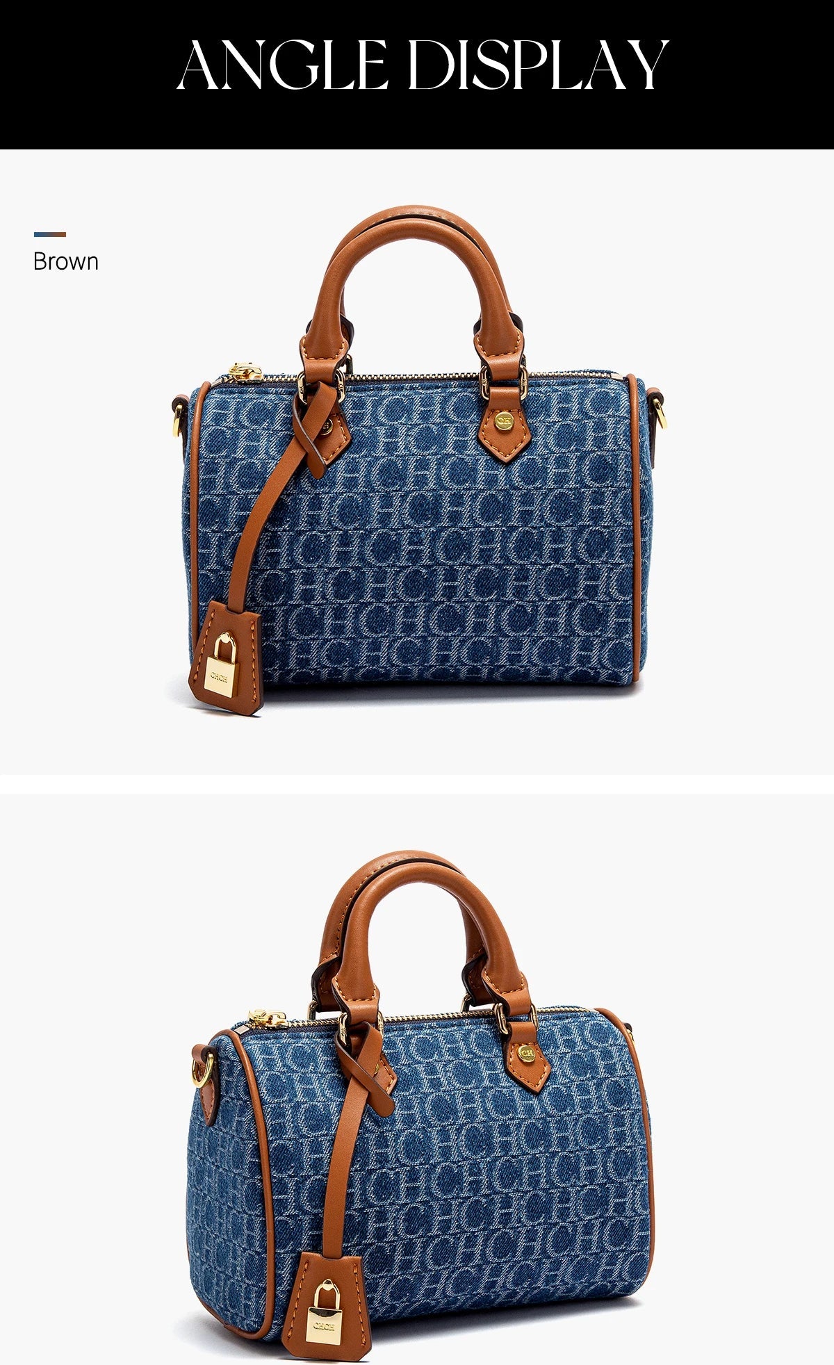 Women's Shoulder Bag 2025 New Cowboy Splicing Pillow Bag, Casual Party Women's Handbag RELUX.STORE