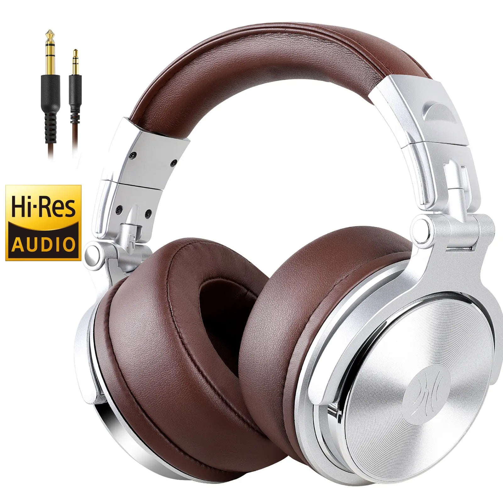 Oneodio Studio Wired Headphones Over Ear Hi-Res Audio Wired Headset With Microphone Studio DJ Stereo Headphones 3.5mm/6.35mm RELUX.STORE