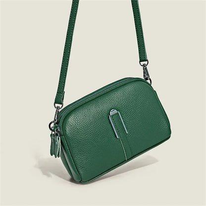 Genuine Leather Shoulder Bag Luxury Women's Handbags Bag for Woman 2024 Female Clutch Phone Bags Casual Crossbody Messenger Bags