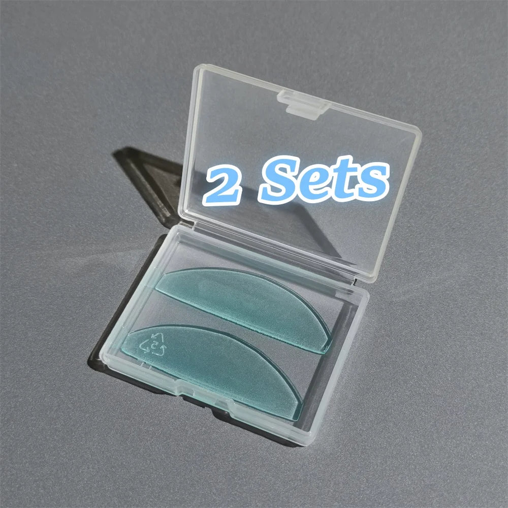 Libeauty 1 Pair Lash Softening Pads Silicone Eyelash Perm Pads Lashes Rods Shield Lifting Eyelash Accessories Makeup Tools RELUX.STORE