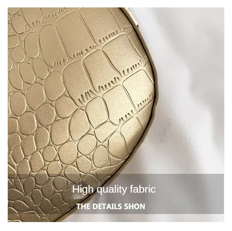 Fashion Luxury Design PU Leather Shoulder Bag Women Small Clutch Handbag Purse Female Underarm Bag Travel Totes shoulder bag RELUX.STORE