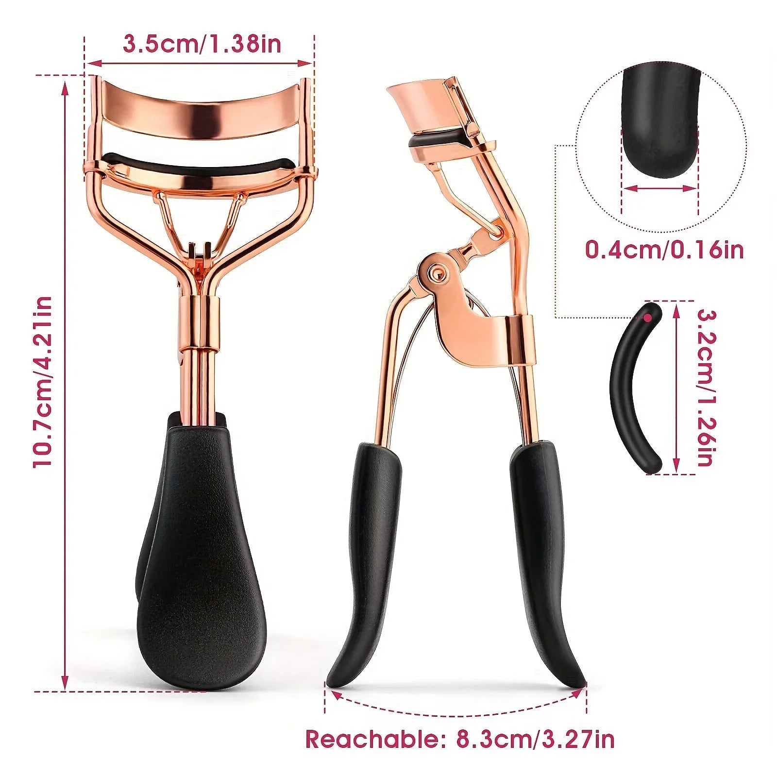 11/16PCS Eyelash Curler with 10pcs Replacement Pads Women Professional Eyelashes Curling Tweezers Clips Lasting Eye Makeup Tools RELUX.STORE