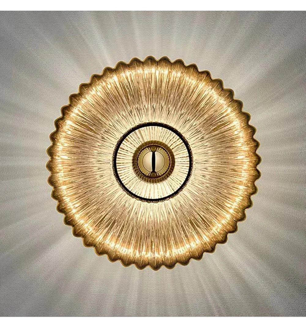 Glass Wall Lamp Glass Wall Sconce For Corridor Background Bedroom Living Room Bedside Ambiance Wall Light Indoor Home Decor RELUX.STORE