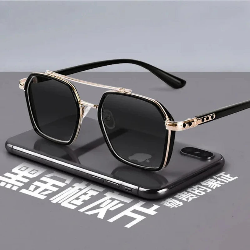 Trendy Sunglasses for Men Professional Day Night Driver Sun Glasses Male Fashion Vintage Eyewear Shades UV400 Protection RELUX.STORE