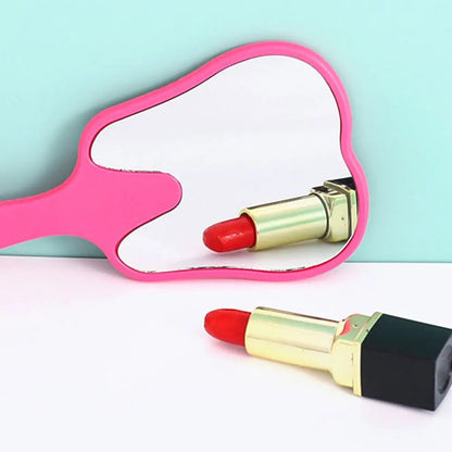 1PC Tooth Shaped Handheld Mirror Cute Makeup Mirror Durable High Definition Dental Mirrors Gifts RELUX.STORE