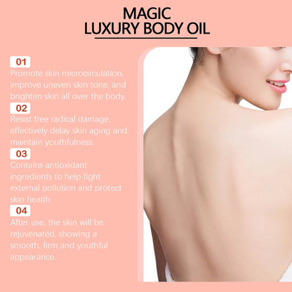 Body Firming Oil Deep Moisturizing Dry Skin Improve Sagging Skin Tightening Chest Thighs Nourishing Magic Luxury Body Care 100ml RELUX.STORE