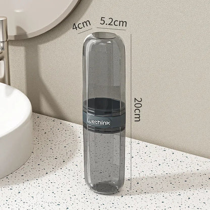 Toothbrush Travel Containers Transparent Portable Toothbrush Case Outdoor/business Trip/travel Acessories