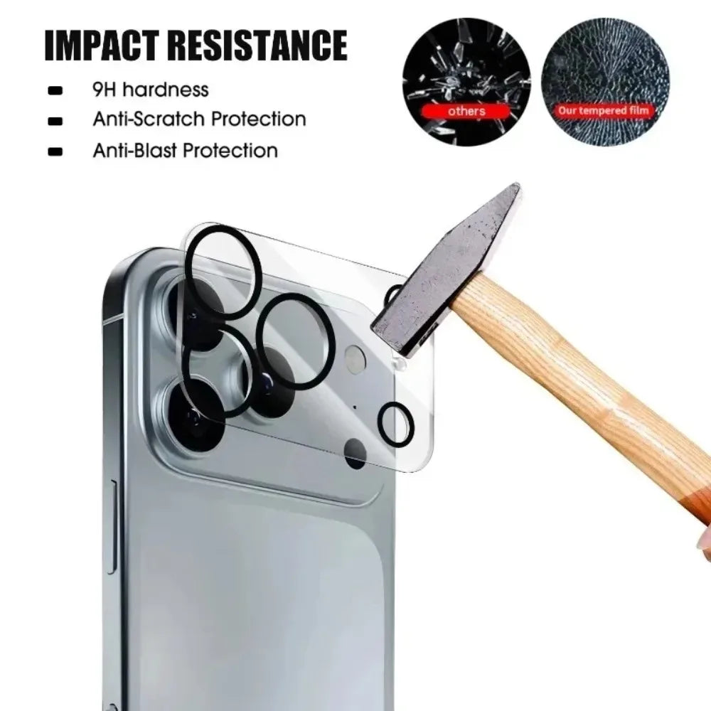 1-5PCS HD Clear Camera Lens Glass For iPhone 17 16 Pro max 17 Air 16 Plus Back Lens Anti Scratch Protector HD Glass for iPhone17 RELUX.STORE