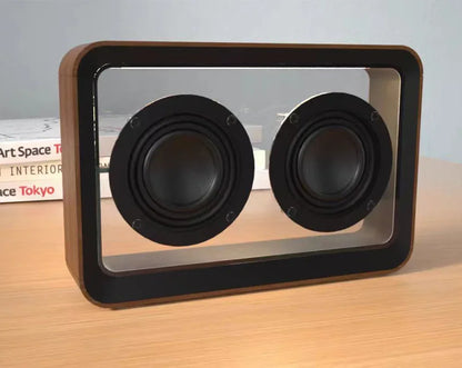 Wireless Bluetooth Speaker with Duel Horn Transparent Comfortable Reading Light Portable Stereo HIFI Sound Quality Music Box