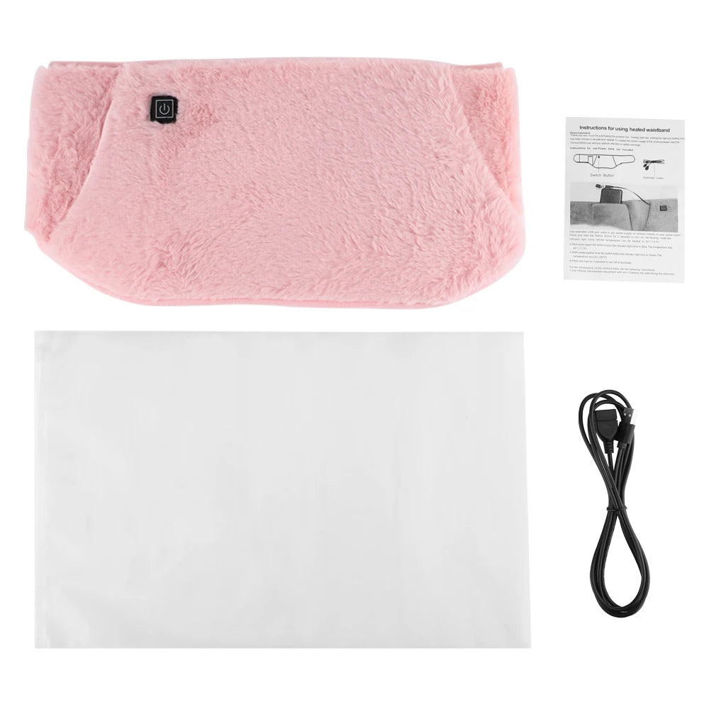 Electric Heating Pad Waist Belt Hand Warmer Winter Heater Cold-proof Uterus Warming Pad USB Charging Abdominal Heating Belt RELUX.STORE