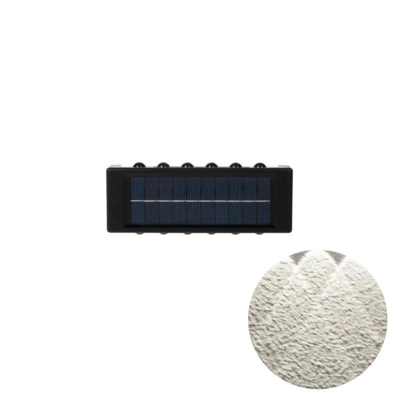 1pc 2/4/6/8/10/12LEDs Solar LED Wall Lights, Outdoor Wall Lamp For Garden, Patio, Ambient Light RELUX.STORE