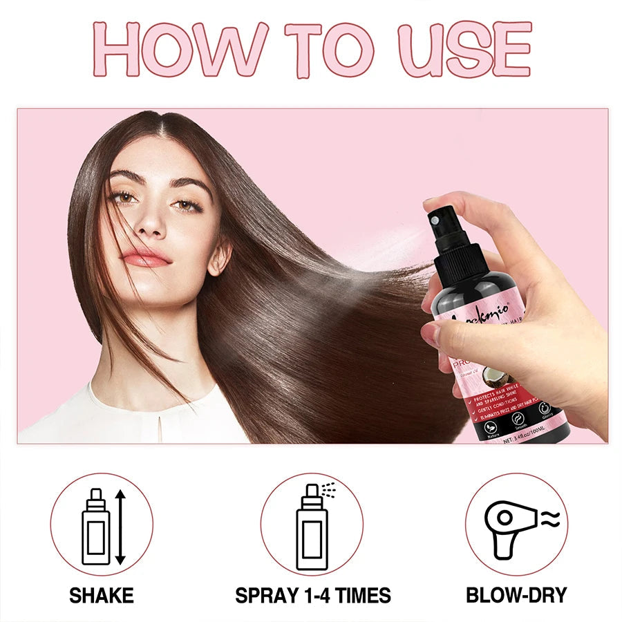 Thermal Protection Spray for Hair Heat Protector Serum Protect Hair From UV Damaged Moisturizing Hair-care Conditioner for Women RELUX.STORE