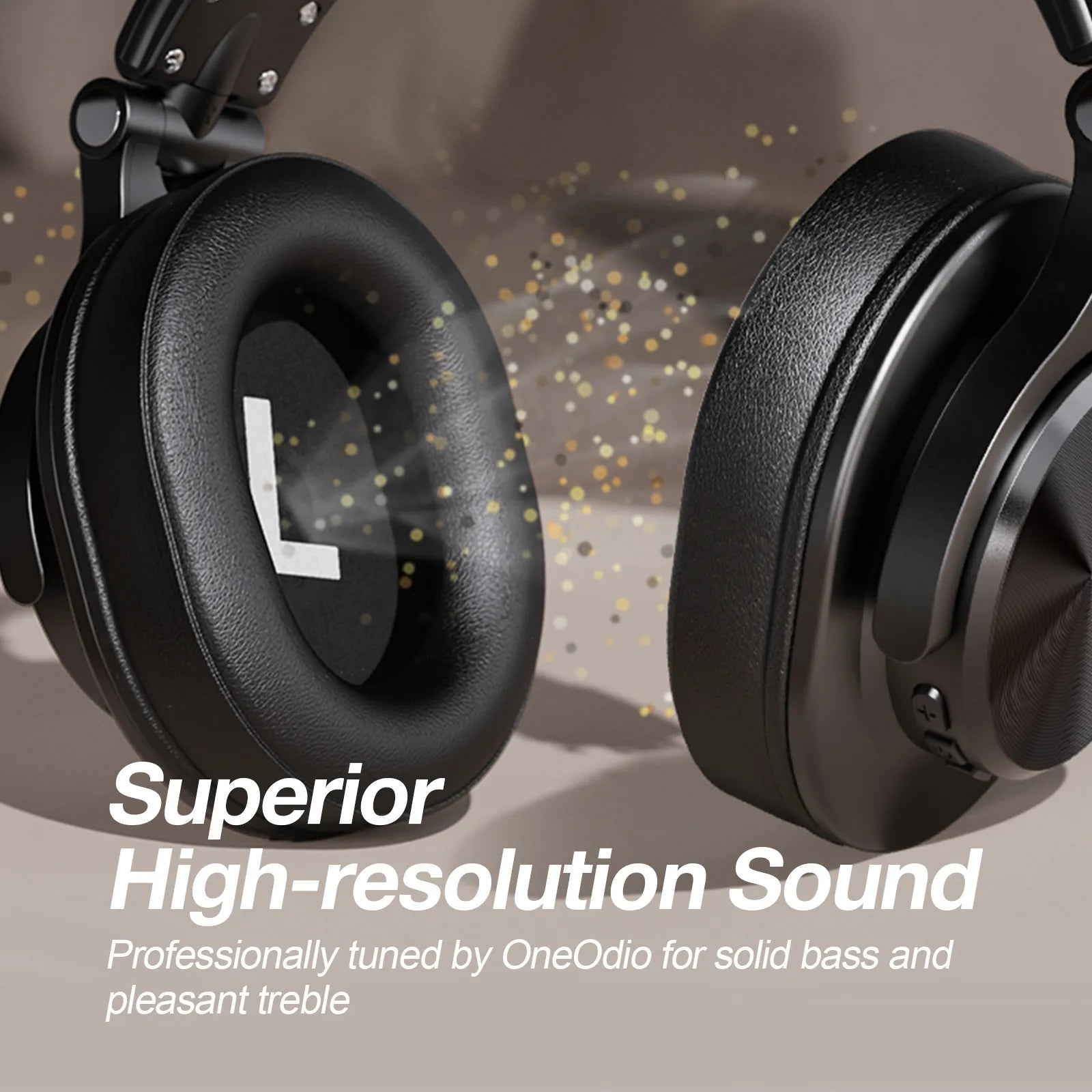 Oneodio Fusion A70 Wireless Bluetooth Headphones Bluetooth 5.2 Headphones Hi-Res Audio Over Ear 72H Playtime Professional Stud RELUX.STORE