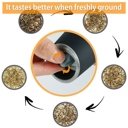 Electric Herb Coffee Grinder Automatic Gravity Induction Pepper Shaker Gravity Spice Mill Adjustable Grinder Kitchen Mill Tool