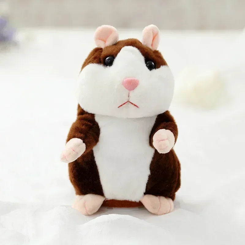 Learn To Imitate Talking Little Hamster Animal Plush Funny Toy Talking Nod Hamster Doll Soothing Crying Baby Toy Kids Gift - RELUX.STORE