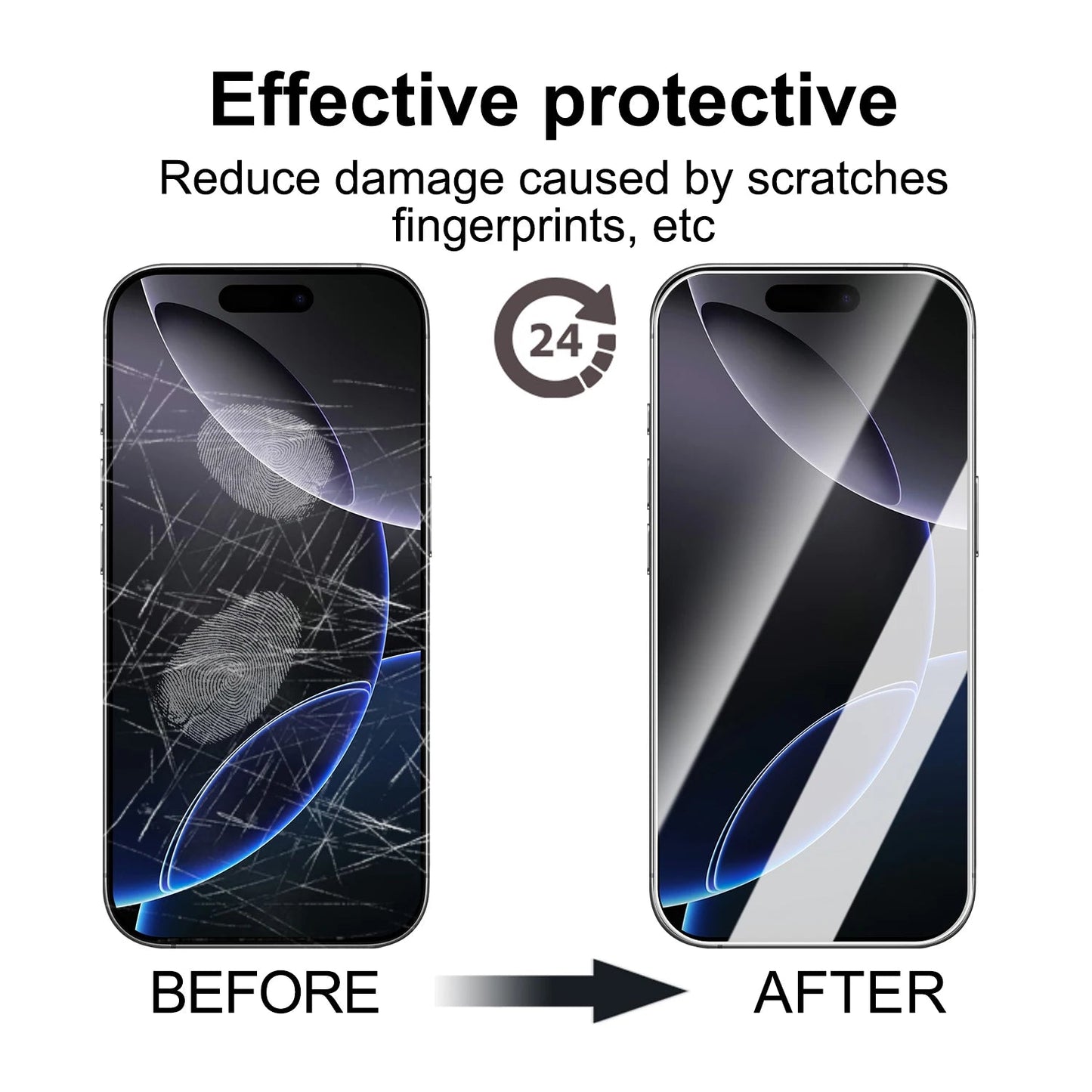 1-5Pcs HD Clear Screen Protectors For iPhone 17 Air Pro Max 9H Hardness Tempered Glass Protective Films For iPhone17 17Air 17Pro RELUX.STORE